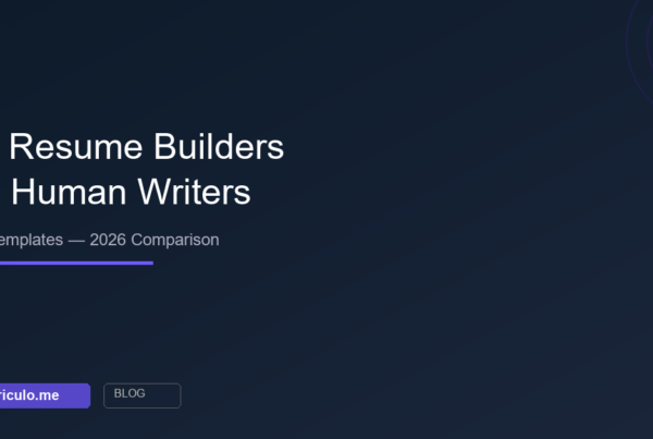 AI resume builders compared to human writers and templates 2026