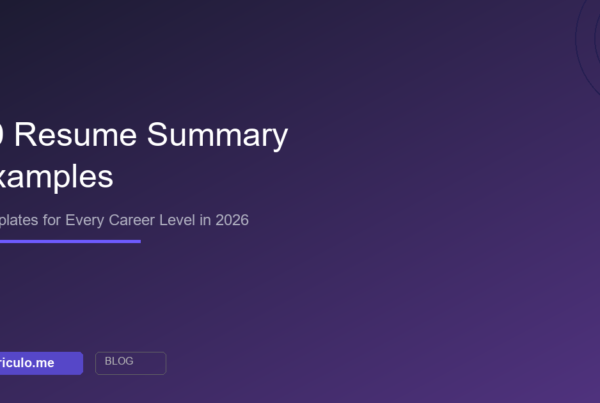 30 resume summary examples for every career level in 2026