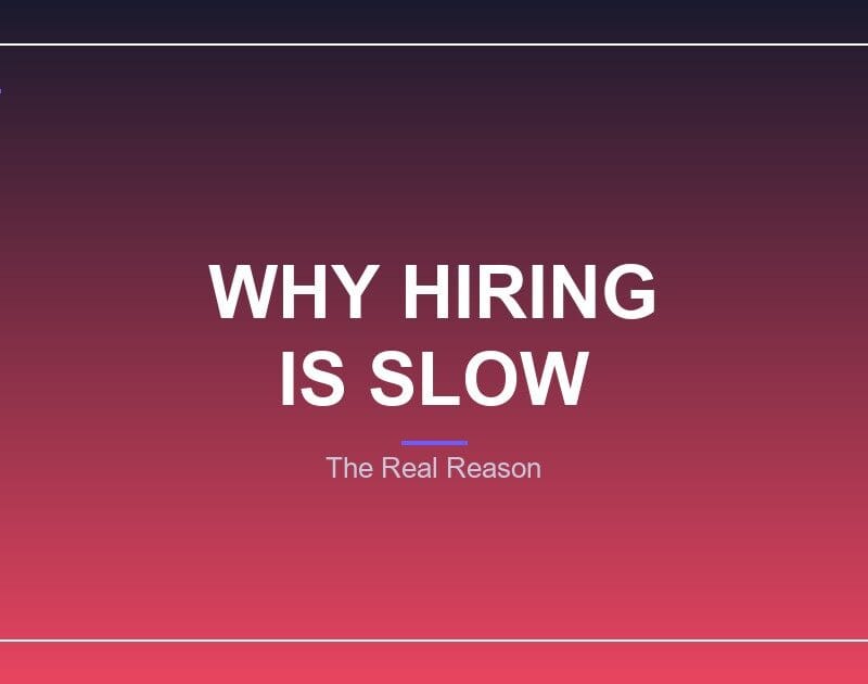 CurriculoATS - The Real Reason Your Hiring Process Is Slow